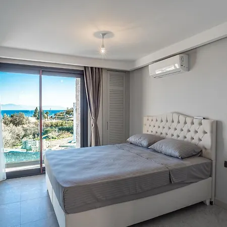 Brand New Flat 3Br With A Perfect View Of Yahsi 公寓 博德鲁姆