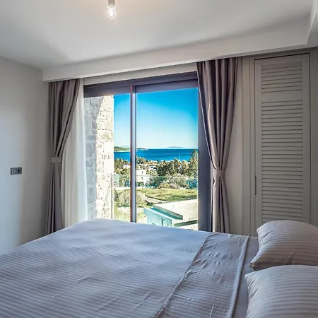 公寓 Brand New Flat 3Br With A Perfect View Of Yahsi 博德鲁姆