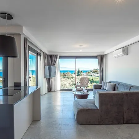 Brand New Flat 3Br With A Perfect View Of Yahsi 公寓 博德鲁姆